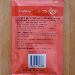Sachet levure Fermentis SafAle US-05 - 11,5g